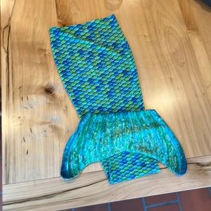 Blue and Green Fin Fun Mermaid Tail